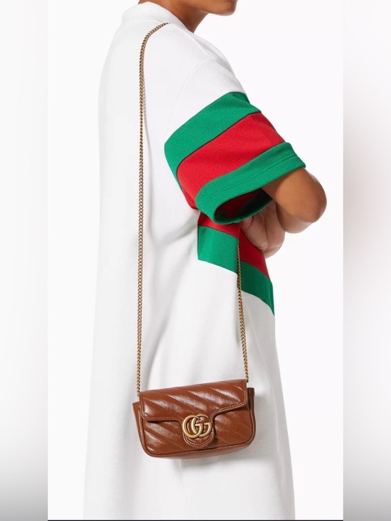 Gucci Handbags - AUTHENTIC Gucci GG Marmont Super mini shoulder bag